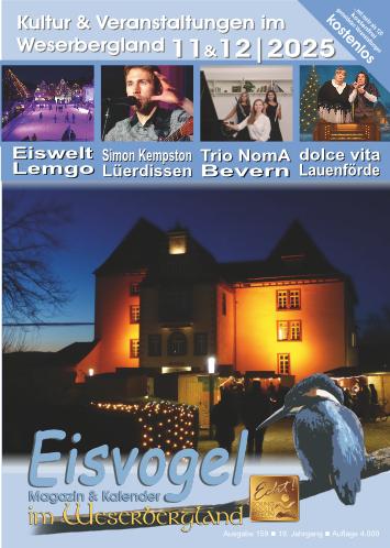 Eisvogel - Magazin & Kalender - Ausgabe 154 - 3 & 4-2025 Eisvogel - Magazin & Kalender - Ausgabe 154 - 3 & 4-2025
